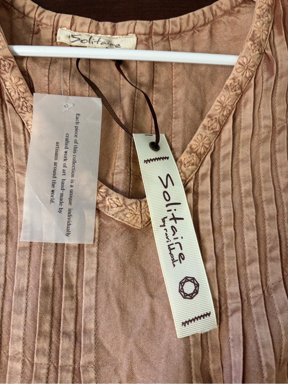 NWT Solitaire Mauve Boho Dress - Picture 7 of 10